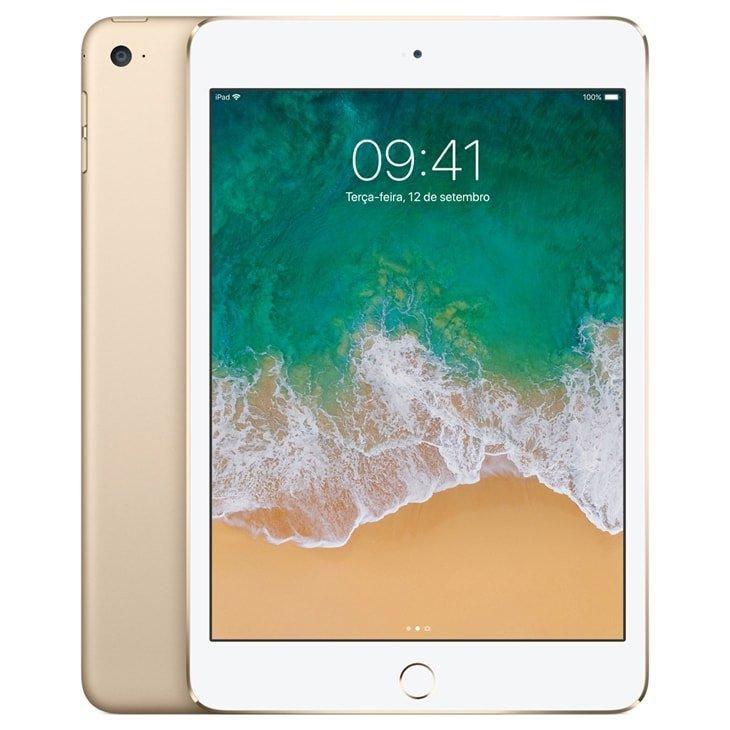 iPad mini 4 Apple, Tela Retina, 128GB, Dourado, Wi-Fi - MK9Q2BZ/A